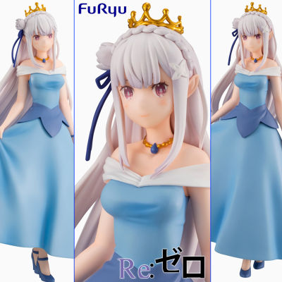 งานแท้ 100% Furyu SSS จากการ์ตูนเรื่อง Re Zero Starting Life in Another World Storytale Fairytale Series รีเซทชีวิต ฝ่าวิกฤตต่างโลก Emilia เอมิเลีย Sleeping Princess Ver Genuine from japan ฟิกเกอร์ โมเดล ตุ๊กตา อนิเมะ ของขวัญ Anime Model Figure Doll