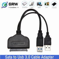 สาย Usb Sata Sata 3ถึง Usb 3.0อะแดปเตอร์สายคอมพิวเตอร์เชื่อมต่อสายอะแดปเตอร์ Usb Sata รองรับ2.5นิ้ว Ssd Hdd ฮาร์ดไดรฟ์