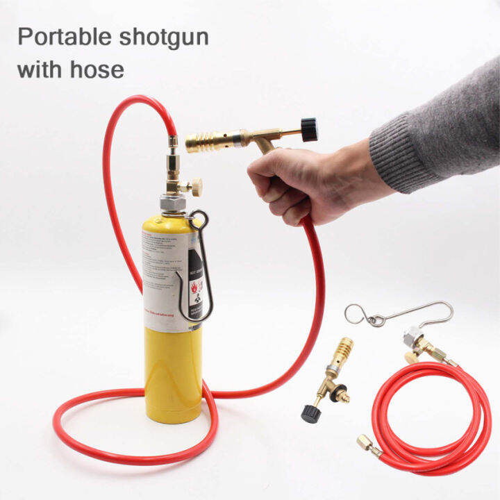 for Mapp Gas Turbo Torch Plumbing Turbo Torch with Hose for Solder