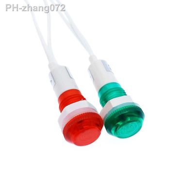 XD10-6 10PCS Indicator Light Switch 220V Signal Lamp Power Red Green For Water Boilers Water Heaters High Temperature Resistance