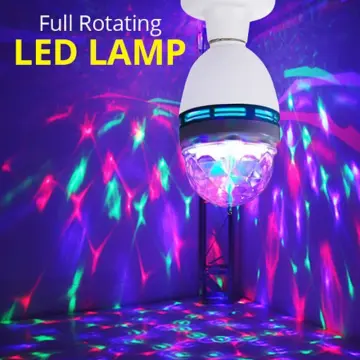 E27 3W Auto Rotating RGB LED Bulb Stage DJ Light Disco Party Lamp Home  Decoration - China LED Snowflake and Disco Light price