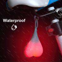 +【‘ Cycling Warning Balls Tail Silicone Light Bike Waterproof Night Essential Decoration Ciclismo Safety Heart Bicycle Night Lamp