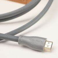 ความเร็วสูง Hdmi กับอีเธอร์เน็ตรุ่น2.0 4K 2160P 60Hz 3d ไนล่อนถักแบบ24K พอร์ตชุบทองแบบตัวผู้กับตัวผู้