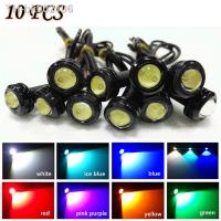 ♂▣✈ 10PCS/Pack 18 MM Car Eagle Eye DRL Led Daytime Running Lights LED 12V Backup Reversing Parking Turn Signal Automobiles Lamps