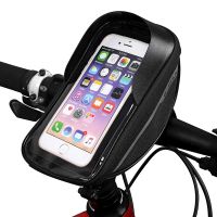 WTUVIVE Touch Screen Water Proof Bicycle Bag Bicycle Front Cell Phone Holder with Bicycle Bag Bike Accessories MTB Bicycle Bag