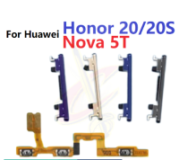 เปิดปิดไฟสวิสปุ่มปรับระดับเสียงสำหรับ Huawei Nova 5T Honor 20 20S