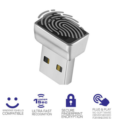 2021 New USB Fingerprint Reader Module for Windows 10 Hello, Biometric Scanner padlock for Laptops &amp; PC