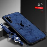 ร้อน hanoe413 - / สำหรับมือโปร Huawei P30 P20ฝาหลังแข็งเนื้อผ้ารูปกวางบางปกป้องแบบเคสมือถือซิลิโคนนิ่มเคสสำหรับหัวเหว่ย P20plus P30 Lite P20