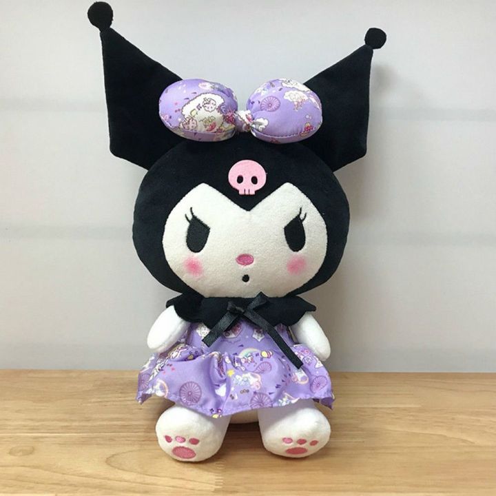 cbt-cute-princess-dress-cotton-material-various-choice-stuffed-dolls-kuromi-image-my-melody-anime-plush-toys