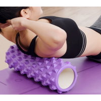 Healthy โฟมโรลเลอร์ Yoga Foam Roller Massage(สีม่วง) โฟมนวดกล้ามเนื้อ สำหรับเล่นกีฬา โฟมโยคะ (01-01)