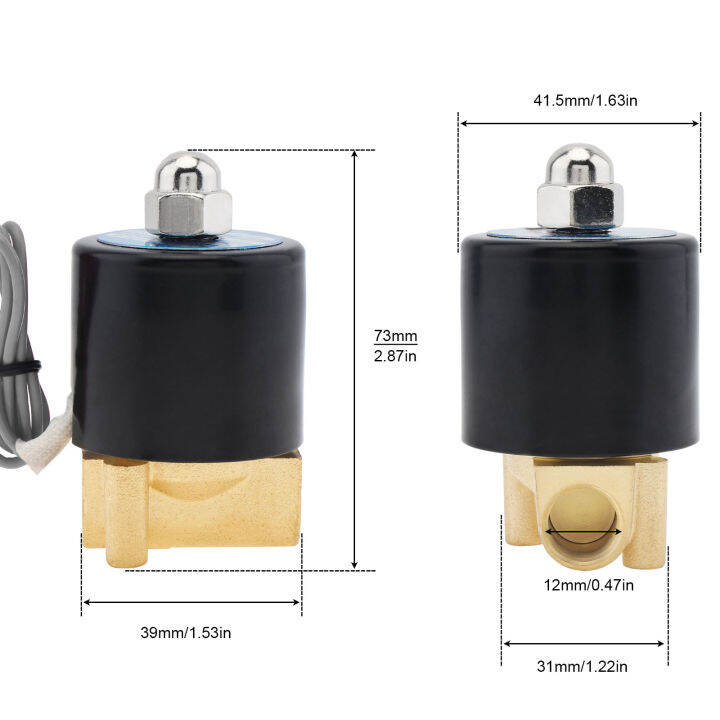 dn8-dc-12v-dc-24v-110v-ac-220v-ปกติปิดอลูมิเนียมชนิดวาล์วน้ำไฟฟ้าที่มีสองตำแหน่งและ1-4-เชื่อมต่อท่อสำหรับน้ำ-น้ำมัน-แก๊ส