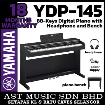 Yamaha P-145 88 Key Digital Piano with KB01 Keyboard Bench - Black (P145) -  LBS Music World Malaysia