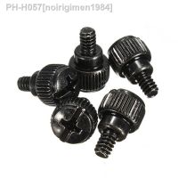 10Pcs 3.5x5mm Black Thread Teeth Length 5mm Computer PC Case Cooling Fan Toolless Adjustment Screw Thumbscrews Thumb Screw