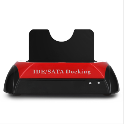 New Arrival 2.5 3.5 Inch Dual Hard Drive HDD Docking Station with Power Adapter High Quality USB Dock IDE SATA HUB