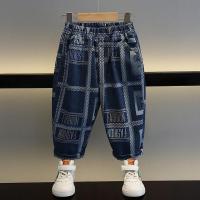 Boys Denim Pants Spring And Autumn Small Childrens Casual Trousers Fashionable Stylish 2022 New Autumn Clothes Boys Fashion Crawler