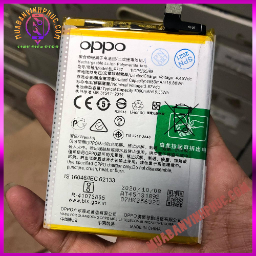 pin oppo a5