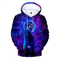 Sudadera con capucha para hombre y mujer, suéter con estampado 3D de John Wick, ropa de calle informal de moda, jersey de Hip Hop, otoño e invierno, novedad