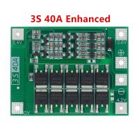 เครื่องชาร์จแบตเตอรี่ลิเธียม Li-Ion 60A 40A 3S/4S แผ่นป้องกัน18650 BMS สำหรับมอเตอร์เจาะ11.1V 12.6V/14.8V 16.8V เพิ่ม/สมดุล