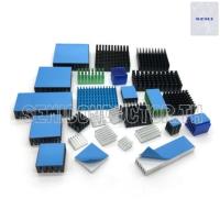 Heatsink aluminum ฮีตซิงค์ระบายความร้อน อลูมิเนียมระบายความร้อน CPU IC DIY พร้อมกาว2หน้า