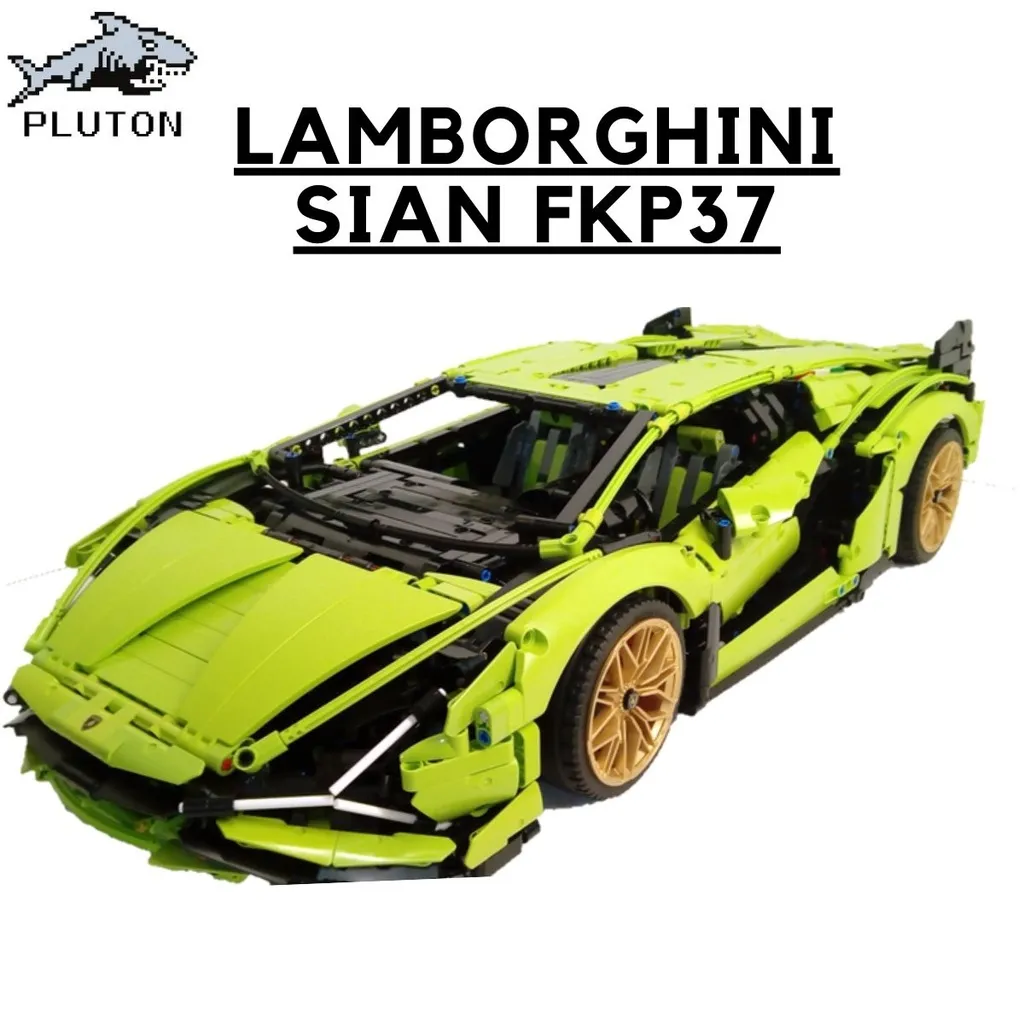 Lego siêu xe technic Lamborghini Sian FKP 37 Mô hình technic tỉ lệ 1:8 với  3696 PCS 