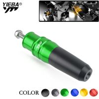 ┇✺❏ Z750 Motorcycle Accessories Aluminum Exhaust Sliders Crash Pads Protector stand screw For Kawasaki Z 750 With Logo Motor Part