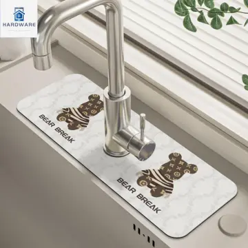 Kitchen Protection Faucet Absorbent Pad Sink Splashproof Soft