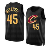 Damian Lillard Donovan Mitchell เสื้อบาสเก็ตบอล Darius Garland Clevelands Cavalier City 0 45 10สีดำสีขาวผู้ชาย Edition เสื้อ Portlands