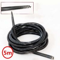 5m Length Long Flexible Extension Spring For Electric Drill Sewer Dredger Spring Pipe Dredging Tool Household Hair Cleaner Traps Drains