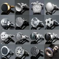 High quality copper Fashion men 39;s French shirt cufflinks High grade round design car stall speedometer compass CuffLinks