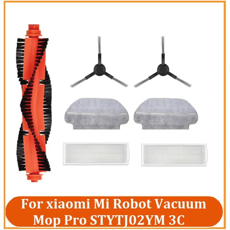 Hepa Filter For Xiaomi Robot Vacuum Mop 2S 3C Pro Mijia Vacuum Cleaner  Accessories Spare Part Mop Cloths Main Side Brush Kits