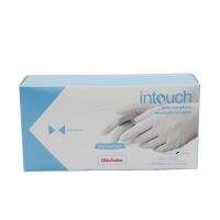 ถุงมือสำหรับตรวจโรค ผิวไม่เรียบ แบบมีแป้ง INTOUCH