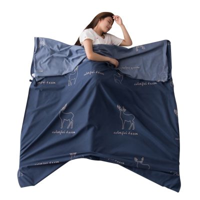 ：《》{“】= 1Pc Portable Washed Cotton Sleeping Bag Liner Sleep Sack Sleeping Sheet For Double Travel Sheet Hotel Across Dirty Sleeping Bag