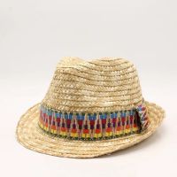 Woman Sun Hat 2019 Summer New Fashion Wheat Panama Sun Hat Beach Hat Jazz Style Straw Hat Men Cap