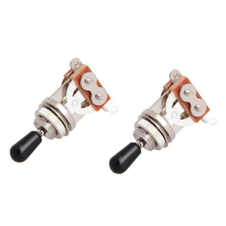 2X Electric Guitar Toggle Switch 3 Way in Black (Rhythm Treble) Pickup Selector Lazada