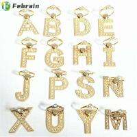 FEBRAIN หรูหรา เพชร Ultra Thin ที่วางโทรศัพท์จดหมาย ขายึดรถ ที่ใส่แหวนนิ้ว การหมุน 360 องศา