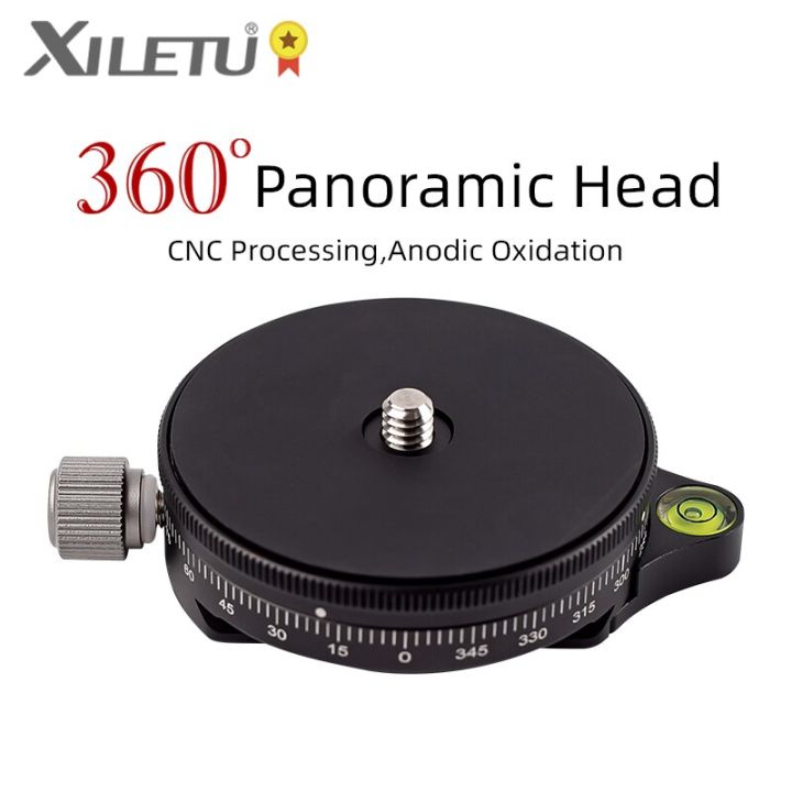 xiletu-tpc-60-tripod-head-acra-swiss-panoramic-tripod-head-video-360-camera-mini-tripod-head-for-camera-dslr-alluminum