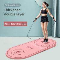 ▪ TPE Silent Jump Rope Mat High Density Mat Aerobics Skipping Buffer Pad Anti-noice Non-Slip Sports Fitness Cushion Floor Mat