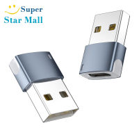 Usb 2.0ไปยัง Type-C อะแดปเตอร์ตัวเมียที่มีไฟ Led 480mbps เชื่อมต่อตัวแปลงชาร์จรับส่งข้อมูล