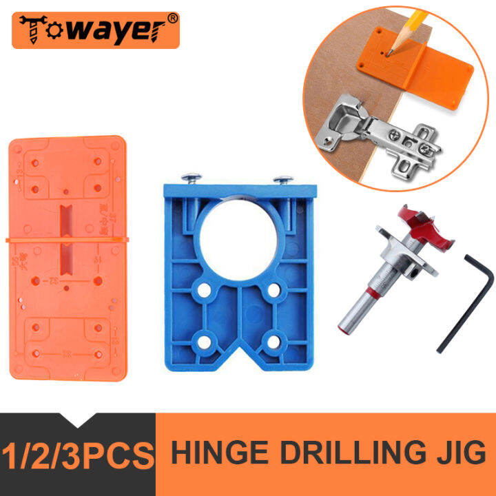 Mm Hinge Drilling Jig Set For Cabinets Installation Concealed Guide