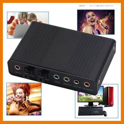 HOT!!ลดราคา Professional USB Sound Card 6 Channel 5.1 Optical External Audio Card ##ที่ชาร์จ แท็บเล็ต ไร้สาย เสียง หูฟัง เคส Airpodss ลำโพง Wireless Bluetooth โทรศัพท์ USB ปลั๊ก เมาท์ HDMI สายคอมพิวเตอร์