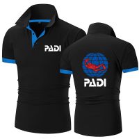 {Mens clothing}2022ฤดูร้อน CasualT Shirtdriver Padi โลโก้เสื้อผู้ชายแขนสั้นคู่ชุดเสื้อท็อปส์