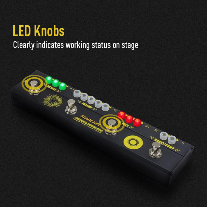 sonicake-bass-effects-pedals-multieffect-preamp-compressor-boost-fuzz-octave-multi-effects-pedal-boom-ave-with-fx-loop-bass-preamp-compressor-boost-fuzz-octave