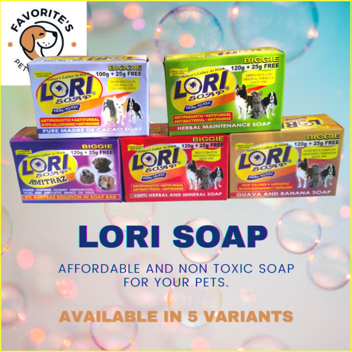 LORI Soap for Dog (Anti Tick, Anti fungal, Anti Bacterial, Hypo