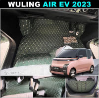 พรมปูพื้นรถยนต์ 6D WULING AIR EV 2023 พรม6D วู่หลิง แอร์อีวี เข้ารูป เต็มคัน (พร้อมส่ง)