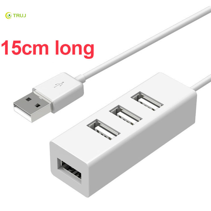 usb-ฮาร์ดไดรฟ์สี่พอร์ตตัวรองรับฮับ4พอร์ตที่ใช้สำหรับอุปกรณ์-usb-รองรับซอฟต์แวร์วิดีโอหลายรายการ