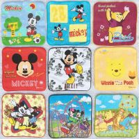 【DT】hot！ Winnie the Minnie Cartoon Face Hand Handkerchief Childrens soft absorbent 20X20cm