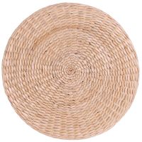 40cm Cushion Round Straw Weave Handmade Pillow Floor Yoga Chair Seat Mat