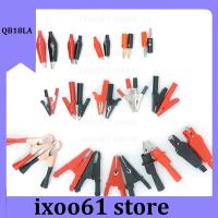 ixoo61 store 50A 30A Alligator Crocodile Clip Insulated Handle Battery Test Clamp lead cable Probe Connector Socket 4mm banana plug Electirc