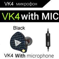 อินเอียร์ Vk4สีสันสดใส Dd หูฟังพร้อมไมโครโฟนแทนที่ด้วยเบส Hifi ชุดหูฟังตัดเสียงรบกวนหูฟังมีสาย Pk Zst