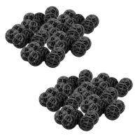 200Pcs Aquarium Bio Balls Fish Tank Filters Black 16MM